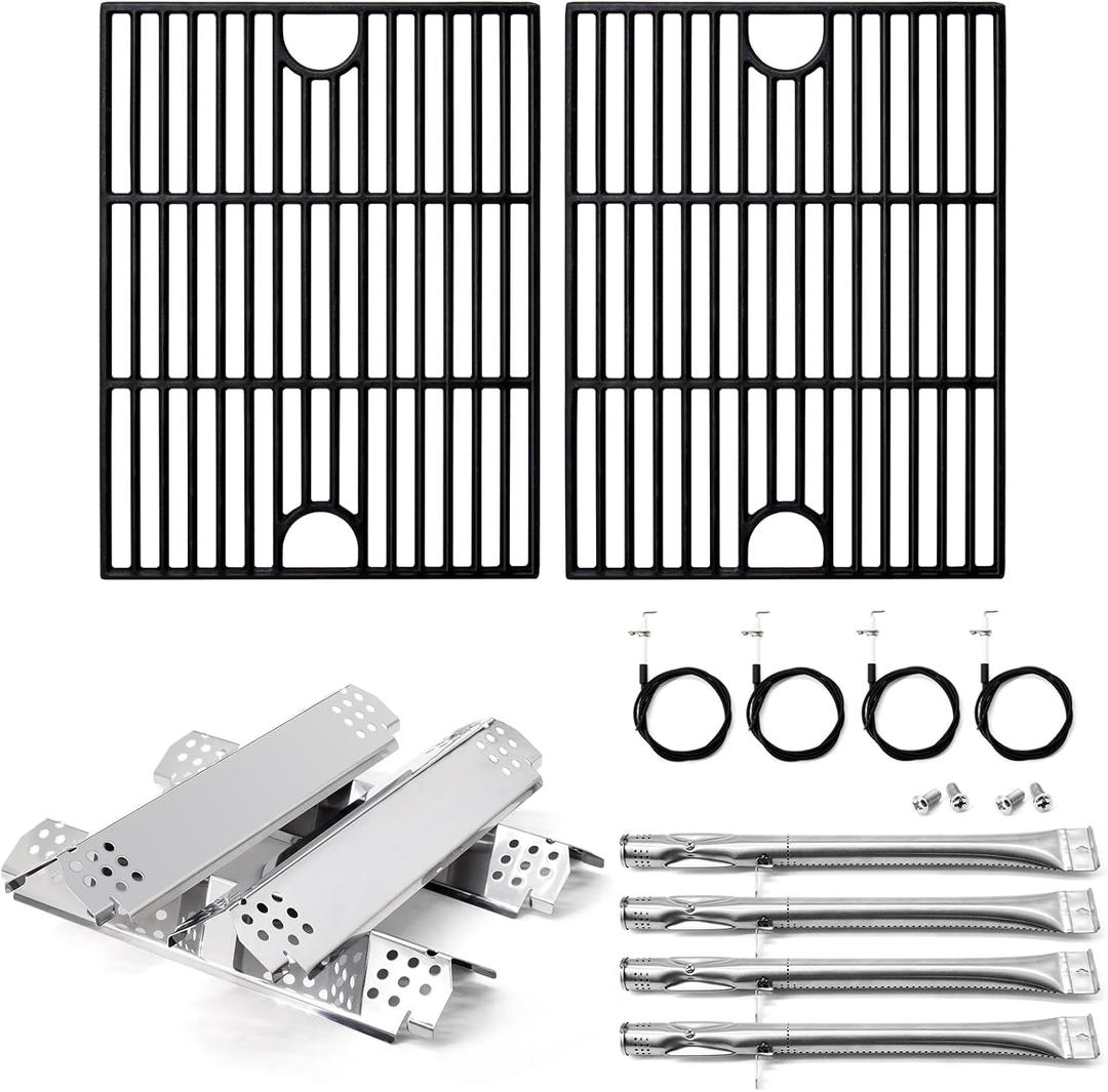 Adviace Replacement Parts for Nexgrill 4 Burner 720-0830X & 5 Burner 720-0888S Gas Grill, Replacement for 720-0830X Grate & 720-0830X Flame Tamer & 720-0830X Burners & 720-0830X Igniter