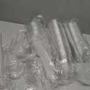 Lamosi 100 Pack 16 oz Clear Plastic Cups with Lids and Straws, Disposable Plastic Coffee Cups with Lids for Iced Coffee, Cold Beverages, Smoothies and To-Go Drinks