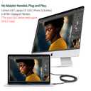YMY USB C (The Source) to Mini Displayport Cable, 4K 60Hz 6ft USB Type C (Thunderbolt 3) to Mini DP Video Convert Cable Support Screen Mirroring Mode & Extend Mode, Not-Bidirectional