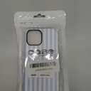 Cute Case for iPhone 12 Mini, Striped Phone Case for iPhone 13 Mini Aesthetic Pattern Design, Hybrid 2-Layer Shockproof Protective Cover for Girls Women (Blue,12mini/13mini)