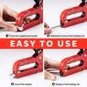PHITRIC Upholstery Staple Gun Heavy Duty, 4 in 1 Stapler Gun with 1200 Staples, Power Finish Staplers, Manual Brad Nailer Power Adjustment Furniture Stapler Gun for Wood, Carpentry, Decoration DIY