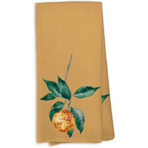 2 x Funky Y2K Orange Kitchen Towels, Trendy Preppy Disco Ball Orange Hand Towels for Kitchen Bathroom Dorm Decor, Retro Orange Fruit Dish Tea Towels Orange Hand Towels for Bathroom 16x24 Inch