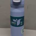 REDUCE 32 oz Hydrate Pro Stainless Steel Insulated Water Bottle - Flip Top Leak-Proof Lid, Dishwasher Safe, BPA-Free, Dual Wall Vacuum, Keeps Drinks Cold for 48 Hrs, Cup Holder Friendly - Mineral Blue