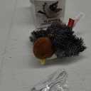 Potaroma Cat Toys Rechargeable Flapping Bird Sparrow, Lifelike Chirp Tweet, Touch Activated Kitten Toy Interactive Cat Exercise Toys for All Breeds Cat Kicker Catnip Toys 4.0 Inches