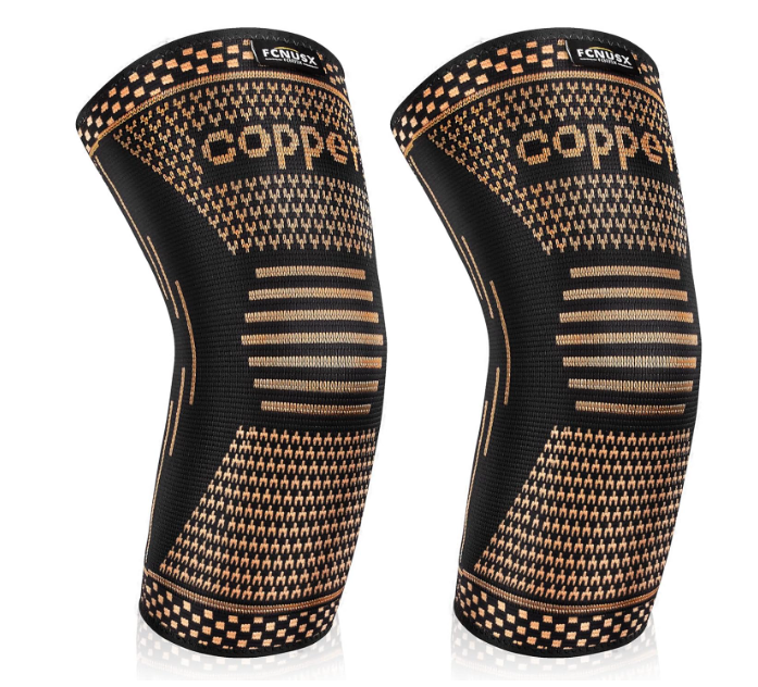 Copper Elbow Brace Compression Sleeves for Pain Relief Men Women, Arm Support Forearm Pads Braces for Tendonitis, Tennis, Golfers, Arthritis, Weight lifting