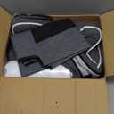 Lekereise Raised Dog Bed for Small Dog 32x25 Inch, Comfortable Orthopedic Pet Beds with Egg Crate Foam, Removable Dogs Couch Bed for Indoor Outdoor, Load 40lb, Grey