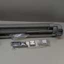 120 inch Retractable Baby Gates 34 inch Tall, Retractable Gate with Reinforced Strip Design to Prevent Crawling Through, 10 FT Extra Wide Retractable Dog Gate for Indoor/Outdoor (Gray)