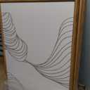 BINCUE Framed Neutral Beige Wall Art Modern Abstract Art Decor Minimalist Artwork for Living Room Bedroom Office 16x24 Inches, Set of 3