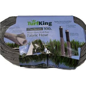 Turf King, Heavy Duty Junk, Fabric Hose, 100ft