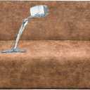 JOKIVTOU Leather Look Couch Cover 100% Waterproof 3 Seater Sofa Cover 1-Piece Leather Texture Washable Non-Slip Sofa Slipcover Stretch Furniture Protector for Kids Pets (Yellow Brown,Sofa)