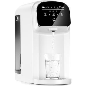 Aigerri Portable Countertop Reverse Osmosis Water Filter with UV, 5-Stage RO Filtration System, No Installation Needed, 5:1 Pure to Drain Ratio, Compact Water Purifier for Home, Office & RV