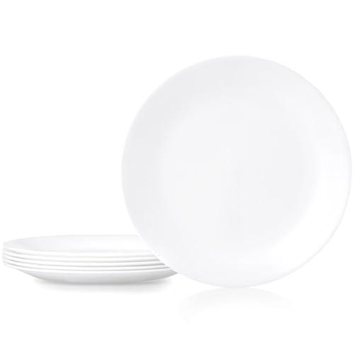Corelle Winter Frost White Dinner Plates Set (10-1/4-Inch, 5 -Piece)