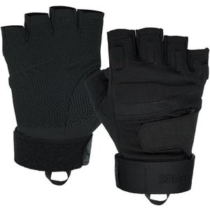 Seibertron Men Or Women XXS to XXL Fingerless/Half Finger Sports Outdoor Tactical Gloves (Black-1/2 Finger)