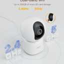 ARENTI 5G Indoor Security Camera, 4MP Pet Camera with Speaker for Dog/Cat, Baby Monitor with Phone App, Dual-Band WiFi, Auto Tracking, Super Night Vision, 2-Way Talk, Cloud & SD Card Storage(P2Q)