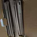 StorageWorks Extra Large Storage Bins with Lids, 55L Decorative Organizer with Divider Board, Fabric Boxes with Handles, Mixing of Brown & Beige, 2-Pack (Jumbo)