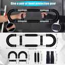 Twister Arm Trainer  6 Adjustable Resistance Levels (60-110 lbs), Stainless Steel, Ergonomic Arm & Chest Workout Equipment for Men & Women, Portable Home Gym with 2 Arm Sleeves