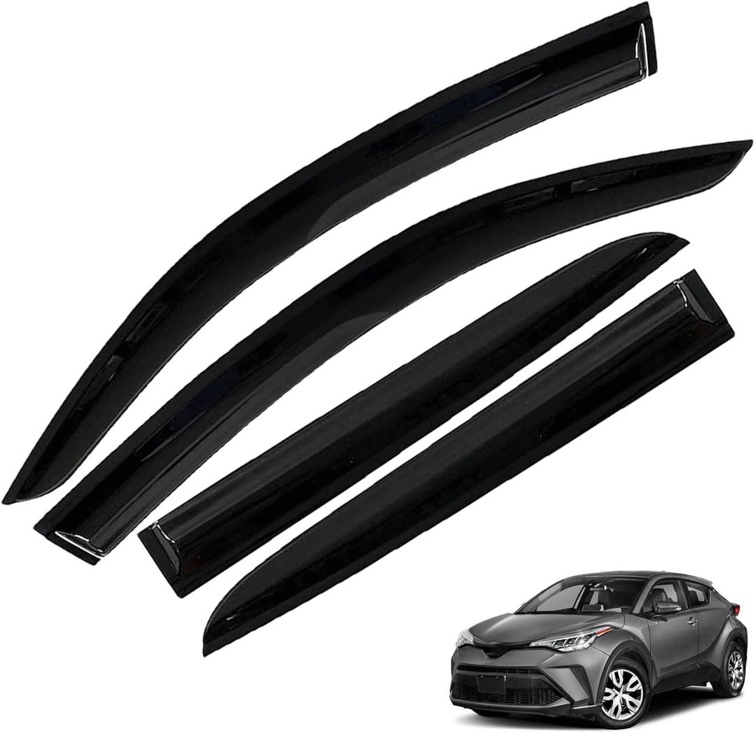 Window Visors Sun Rain Guards - Window Deflectors for Car 4-Pack Vent Shade Deflector Replacement for C-HR 2018-2020