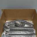 Snaikor Metal Coat Rack Freestanding, Sturdy Coat Rack Stand with Natural Marble Base, Modern Black Coat Racks Tree Hats Hanger Holder Stand for Entryway, Hallway, Office(12 Hooks)