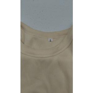 GEMBERA Womens Sleeveless Racerback High Neck Casual Basic Cotton Ribbed Fitted Tank Top (Large, Nude)