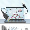 WZXHU 2026 Slim 65W USB C Laptop Charger Compatible with Lenovo Thinkpad/Yoga/Chromebook Computer Type C Fast Charging Power Cord Ac Adapter