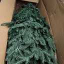  7 FT Pre-Lit Artificial Christmas Tree Hinged 1130 Branch Tips & 380 LED Lights