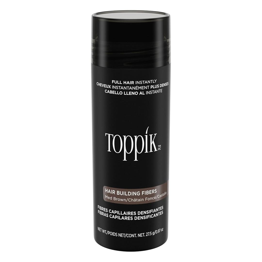 Toppik Hair Building Fibers, Fill In Fine or Thinning Hair Instantly Thicker, Fuller Looking Hair 9 Shades,4 size options