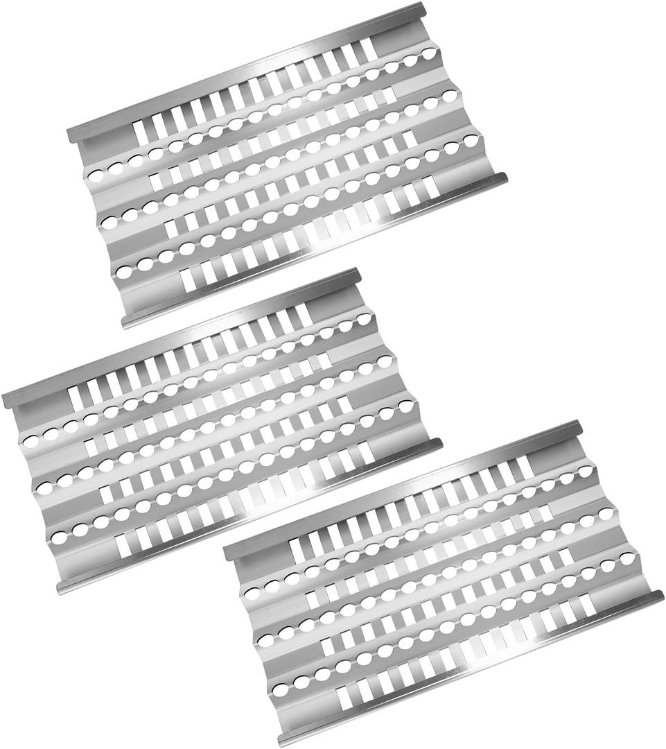 Kalomo 18 5/8" Stainless Steel Grill Heat Plates Heat Shield Burner Cover Tent Flame Tamer, DCS Radiant Tray BBQ Gas Grill Replacement Parts Repair Kit for DCS 36EBQAR, 27FSBQ, DCS48D-BQN, BGB30-BQRL