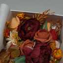 Ling's Moment 2pcs Wedding Shoulder Corsage Artificial Flowers, Girl/ Mother Homecoming/ Prom Corsages Wristlet Décor, etc. Burnt Orange Terracotta