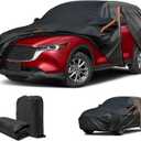 Cover for Mazda CX-5, CX5 Cover 2013-2025, Custom Fit Mazda CX-5 Cover, Outdoor Car Cover All Weather Sun UV Snow HailProtection, Full Exterior SUV Cover with Door Zipper/Reflective Strip