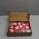 Tuanse 2 Pcs 18 Ft Christmas Candy String Lights Candyland Fairy Decor Lights with 70 LED Lollipop Bulbs Peppermint Sugar Light for Indoor Outdoor Christmas Tree Xmas Party Decoration(Red)