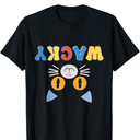 Wacky Costume Mismatch Day Outfit funny cat for wacky days T-Shirt, Large