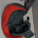 Dog Carrier Sling Front with Adjustable Strap Outdoor Travel Shoulder Pet Bag(12.2"L x 5"W x 10"H, Red)