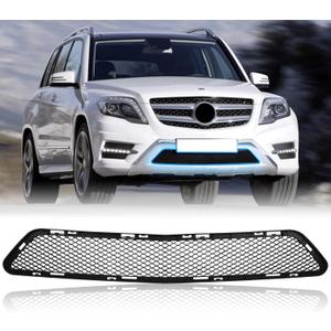 X204 Front Lower Center Bumper Grille Black Plastic Grill Compatible with Mercedes Benz GLK250 GLK350 2013 2014 2015 2048857823