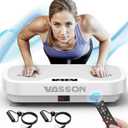 Vibration Plate Exercise Machine, Power Vibrating Shake Platform for Lymphatic Drainage, Whole Body Vibrate Waver Fitness, Full Body Shaking Board for Home Workouts, Weight Loss, Women