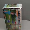 Hitish Backyard Lawn Games for Adults Kids - 3-in-1 Yard Pong with 6 Light Up Basket, Ladder Ball and Bean Bag Toss Game - Outdoor Yard Tailgate Game for Family Parties