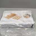 NIUXX Bamboo In-Drawer Knife Block Set for 16 Knives(Not Included), Large Kitchen Detachable Washable Cutlery Slot Organizer Storage Holder for Sharpening Steel and Cutter