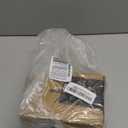 Koville Marble Bookends for Shelves, Large Bookends for Heavy Books, Natural Stone Book Stopper for Books CD Movies, Aesthetic Decorative Book Ends (Golden Calacatta)