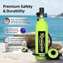 1.0L Mini Scuba Tank Portable Oxygen Tank for Snorkeling