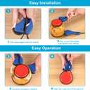 4 x Double-Handle Jar Opener for Seniors, Expert solution for opening large jars (such as kimchi jars), Gifts for Weak Hands with Arthritis, Patent | Kitchen Gadgets, Self-Locking Design