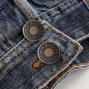 2 x 24 Sets Jean Button for Sewing Metal Jeans Denim,12 Sets Pin Buttons &12 Sets No-Sew Nailess Buttons with Screwdrivers,17mm