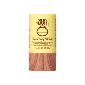 Sun Bum Original SPF 40 Face and Body Sunscreen Stick - Water resistant Broad Spectrum Facial Sunscreen - Hawaii 104 Act Compliant (Made Without Octinoxate & Oxybenzone) - Travel Size - 0.7 oz Sun Bum Original SPF 40 Face and Body Sunscreen Stick - Water resistant Broad Spectrum Facial Sunscreen - Hawaii 104 Act Compliant (Made Without Octinoxate & Oxybenzone) - Travel Size - 0.7 oz