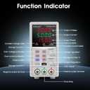 Variable DC Power Supply,0-50V 0-6A max150W Switching Regulated Bench Power Supply with Memory, 4-Digit LED Display, 5V2A USB Interface, Output Switch, Coarse and Fine Adjustments