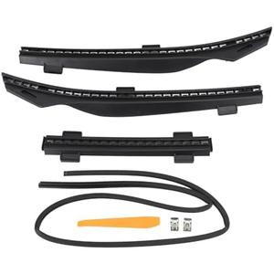 Grcfumo Engine Hood Rainproof Strip, Front Hood Weatherstrip Rubber Seal Protector, Easy Installation Seal for Protect The Rain and Dust Front Hood (Sectional Type)