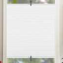 FRANK GOODMAN Custom Size Tension Holding Top Down Bottom Up Cellular Shades, Room Darkening Blackout Top Down Bottom Up Cellular Shades, Energy-Saving Honeycomb Blind, Noise Reduction Honeycomb Blind, 66"x 122"