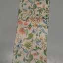 JCJT Spring Floral Table Runner 13x72 Inch – Vintage Botanical Wildflower Print – Rustic Farmhouse Kitchen Dining Table Decor for Easter & Mother's Day – Beige & Green