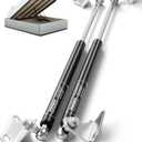 Vepagoo Gas Struts 15 Inch 67Lb/300N Shock for Heavy Lid, RV Bed Toolbox Boat Hatch Cabinet Trap Door, Heavy Duty Lift Support Spring with Mounting Brackets, (Fit 53lb-74lb Lid), 2 Pcs (1 Pair)