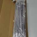 Gray Bunny Metal Table Number Holders, 12 Pack, 12 in Tall, Silver Chrome, Card Holders Tabletop Table Number Stands, Wire Clip for Restaurants Recipe Place Card Signs, Weddings, Banquets, Pictures