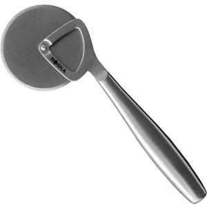 Boska Stainless Steel Pizza Cutter - Copenhagen Multifunctional Pizza Wheel Cutter - Handheld Food Slicer - Silver Non-Stick Adjustable Roller - Dishwasher Safe - For Kitchen Cooking