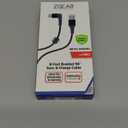 ZGear 8 Foot Braided 90° Sync & Change Cable for USB C Metal Housing