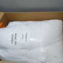 L LOVSOUL Down Alternative Queen Comforter Duvet Insert,All Season Duvet Insert with Corner Tabs,White Comforter Queen Size 90x90Inches